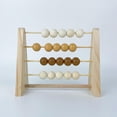 thumbnail image 3 of Wooden Abacus Arithmetic Wooden Beads Counting Frame for Boy Girl Children Preschool , Yellow, 3 of 8