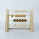 thumbnail image 3 of Ábaco de madera Ábaco de conteo de madera Cuentas multicolores Aprendizaje de matemáticas Matemáticas Amarillo, 3 of 8