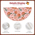 thumbnail image 3 of Rateoe Painting Peach Pattern Christmas Tree Skirt with Ties , Christmas Tree Decorations, Farmhouse Christmas Decor Xmas Holiday Decorations-30", 3 of 6