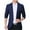 Navy, variant on SWSMCLT Men's Long Sleeved Sport Button Suit Separate Coat Business Suit Jacket Formal Fitted Work Black 40