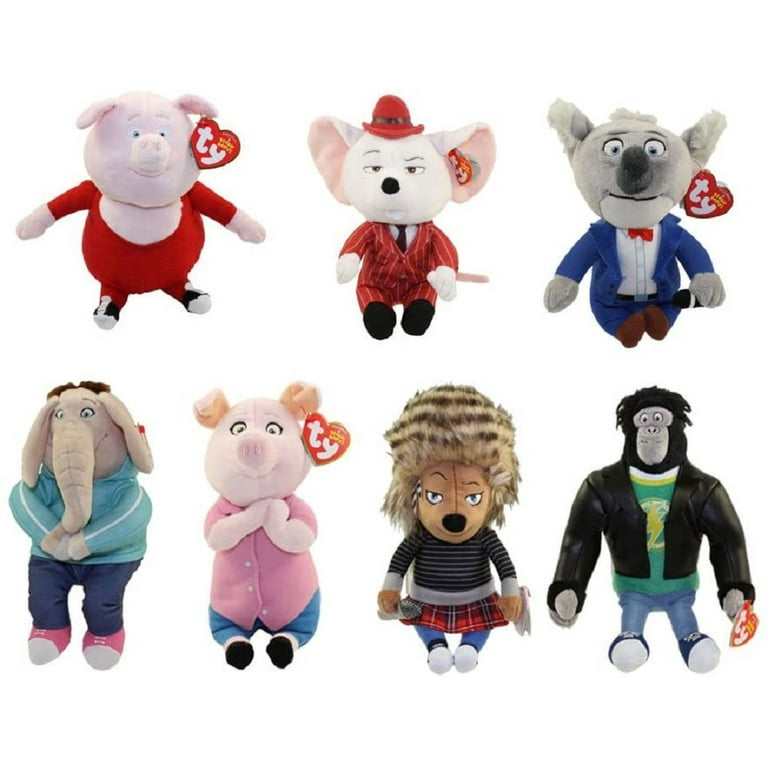 sing movie stuffed animals