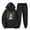 Black, variant on Amzcrzy Two Piece Sets for Women Outfits Men's and Women's Sports Tracksuits Long Sleeve Pullover Hoodies Sweatshirt Loose Coat and Sweatpants Fall Winter Suit 2 Piece Sets for Women