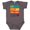Charcoal Grey, variant on Inktastic Eat Sleep Mah Jong Repeat Boys or Girls Baby Bodysuit
