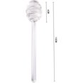 thumbnail image 4 of BZUEPRS 2Pcs 6" Glass Honey Dipper Sticks Stirring Sticks Server Spoon Dipper Stirrer Wand for Honey Pot , Clear, 4 of 6