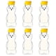 thumbnail image 1 of Frascos de plástico con forma de oso para miel, 240 ml, vacíos, con tapa abatible, reutilizables, para guardar y dispensar jarabe, salsa y zumo., 1 of 8