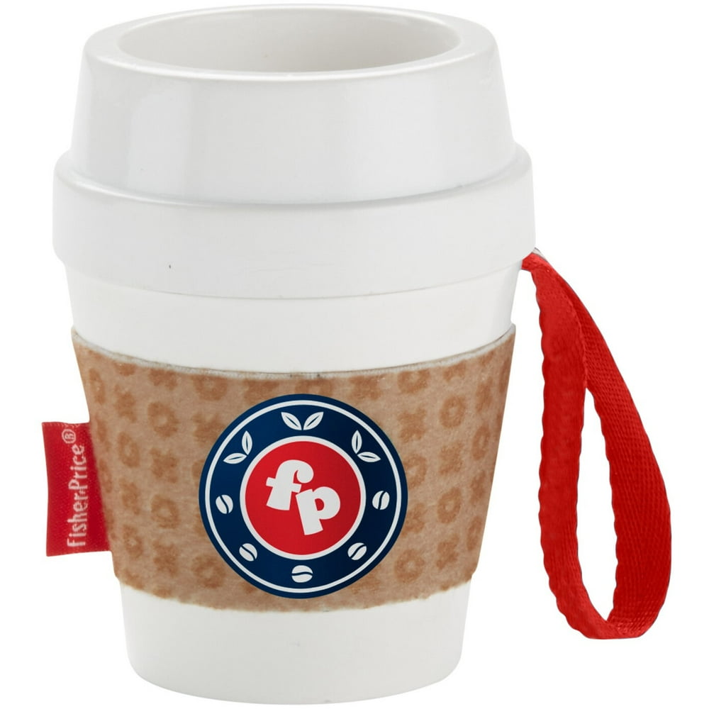 FisherPrice Coffee Cup Teether and Baby Rattle Toy