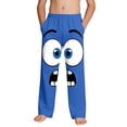 thumbnail image 2 of Kids Boys Girls Joggers Scared Face Cartoon Print Stretchy Cotton Sweatpants for Kindergarten School Wear, 4-13Y, 2 of 9