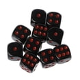 thumbnail image 2 of Dosaele 10 Pcs Perles de dés en Acrylique Multicolores 15mm, Jeu de Table Portable à Six Faces, 2 of 14