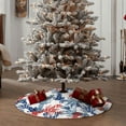thumbnail image 4 of Fotbe Red Lobster Pattern Christmas Tree Skirt, Tree Skirts Plush Christmas Decorations, Christmas Tree Skirts Xmas Decorations Holiday Party Decor-30", 4 of 6
