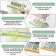 thumbnail image 2 of 1 PC Transparent Adhesive Tape Dispenser Sticky Paper Dispenser 10.3 * 9.1 * 7.1cm Tape Cutter Storage for Office Home School, Green, 2 of 5