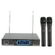 thumbnail image 2 of Micrófono dual inalámbrico portátil UHF, micrófono Karaoke con receptor (EE. UU. 100-240V), 2 of 8