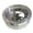 Silver, variant on Yihuala Quiet Operate Crystal Inlaid Clock Face 116mm Gold/Silver Trim Clear Skeleton Clock Head Insert for Home Styling