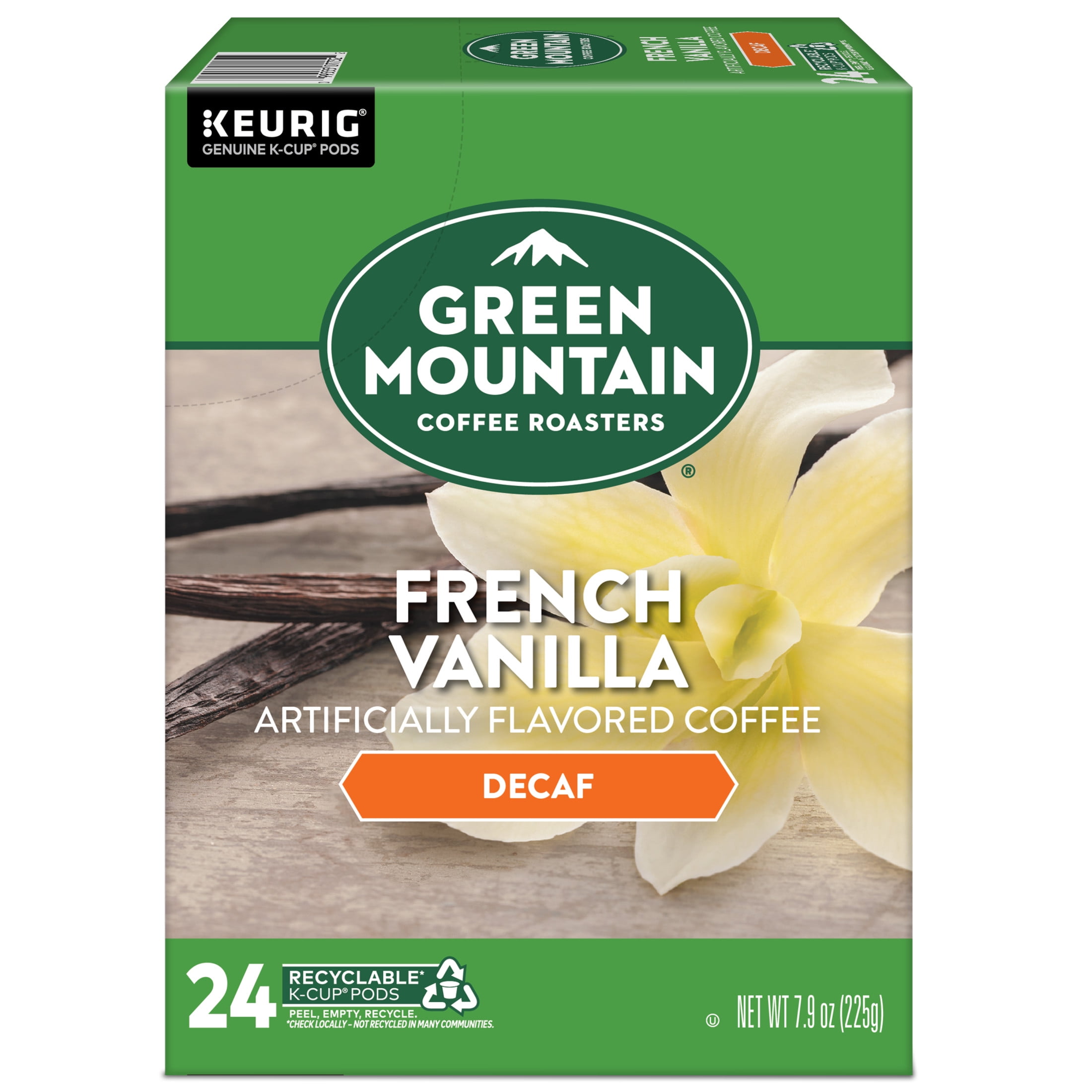 Green Mountain Coffee Roasters, Decaf French Vanilla K-Cup Pods