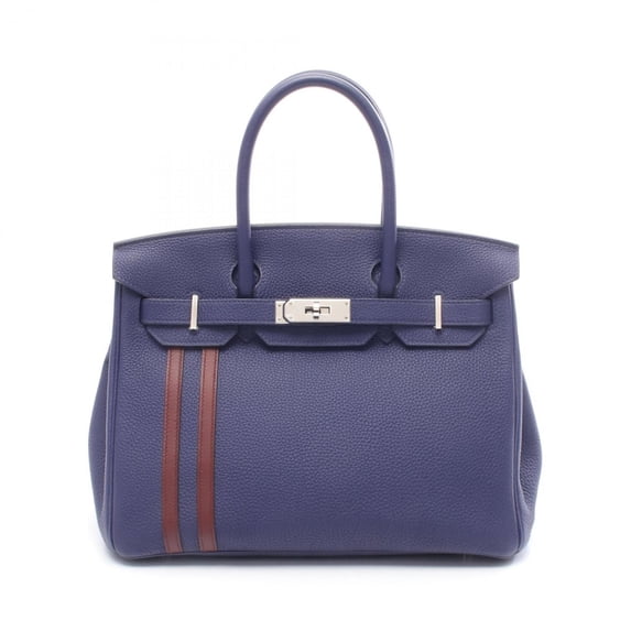 Pre-Owned Hermes Hermès Birkin 30 Officier Handbag, Leather Calfskin (Cowhide), Togo Swift...