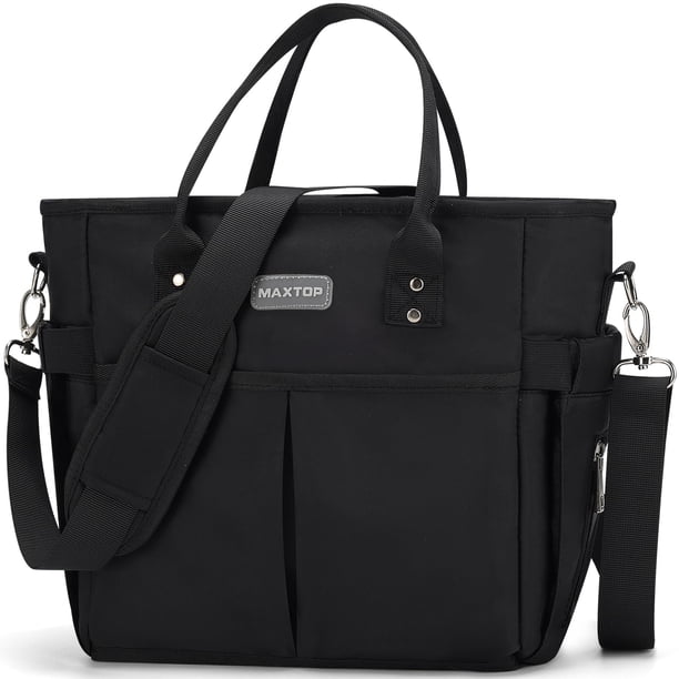 Bolsa de almuerzo MAXTOP con aislamiento térmico para hombre y mujer, color negro