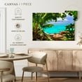thumbnail image 5 of Elephant Stock Seychelles Scenery Wall Art - Horizontal Canvas Wall Art - Living Room Wall Decor - Beach Canvas - Beige And Green Decor - 45" x 30", 5 of 8