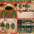 thumbnail image 7 of AHeartcove 2 Pieces 20" Christmas Teardrop Swag for Front Door with Green Bowknot and Lights Artificial Norfork Pine Needles Greenery Swags Wreaths for Christmas Indoor Outdoor Decorations, 7 of 7