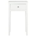 thumbnail image 3 of SAFAVIEH Abel Solid Rustic Nightstand with Storage Drawer, White, 3 of 4