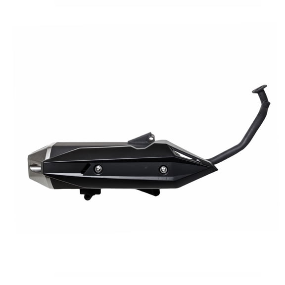 RedCap Muffler Exhaust for Clash 200cc EFI Scooter Compatible with Vitacci Gator 200cc EFI GY6 Engine Fits TaoTao Roketa Jonway Sunl Chinese Sport Scooters