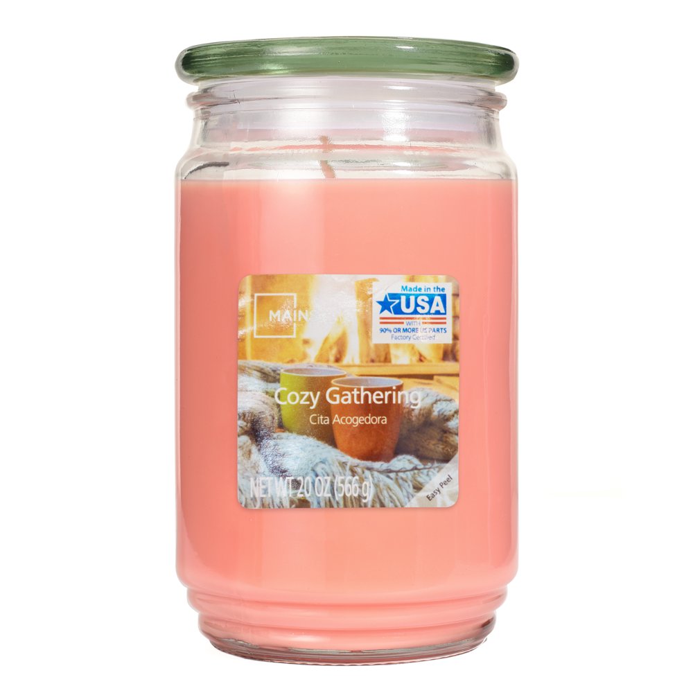 Mainstays Cozy Gathering SingleWick 20 oz. Jar Candle