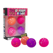 Nee Doh Dohnut Hole 4 pack, 1 pack of4 dohnut holes as pictured