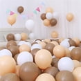 thumbnail image 5 of 15 globos de arena blanca, marrón y crema, color rosa mate y beige, para decoración de bodas, despedidas de soltera, fiestas de cumpleaños de bebés, 5 of 5