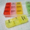 thumbnail image 4 of SHISUYAN Weekly Pill Organizer 7 Day 21 Slots Pill Storage Box Medtime Planner Detachable Medicine Box For Medications Storage, 4 of 8