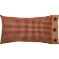thumbnail image 3 of VHC FBA Brands 13617 Ninepatch Star Applique Border Pillow Case Set, 3 of 5