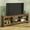 Brown, variant on Madesa Media Console TV Stand Entertainment Center with 6 Shelves and Cable Management for 65, 75 Inch Television Living Room and Bedroom Modern Wooden - Grey