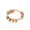rose gold, variant on Couple Finger Stainless Steel Rotating Rings Spinner Band Anti-anxiety Simple -gold-11