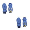 thumbnail image 4 of Manoplas impermeables para niños Kearding 6 pares dibujos animados equipo deportivo color azul 2Conjunto, 4 of 6