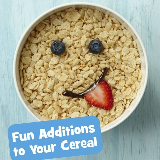 Kellogg's Rice Krispies Breakfast Cereal, 8 Vitamins and Mineral, Family Size, Original, 18oz Box - Pack of 3
