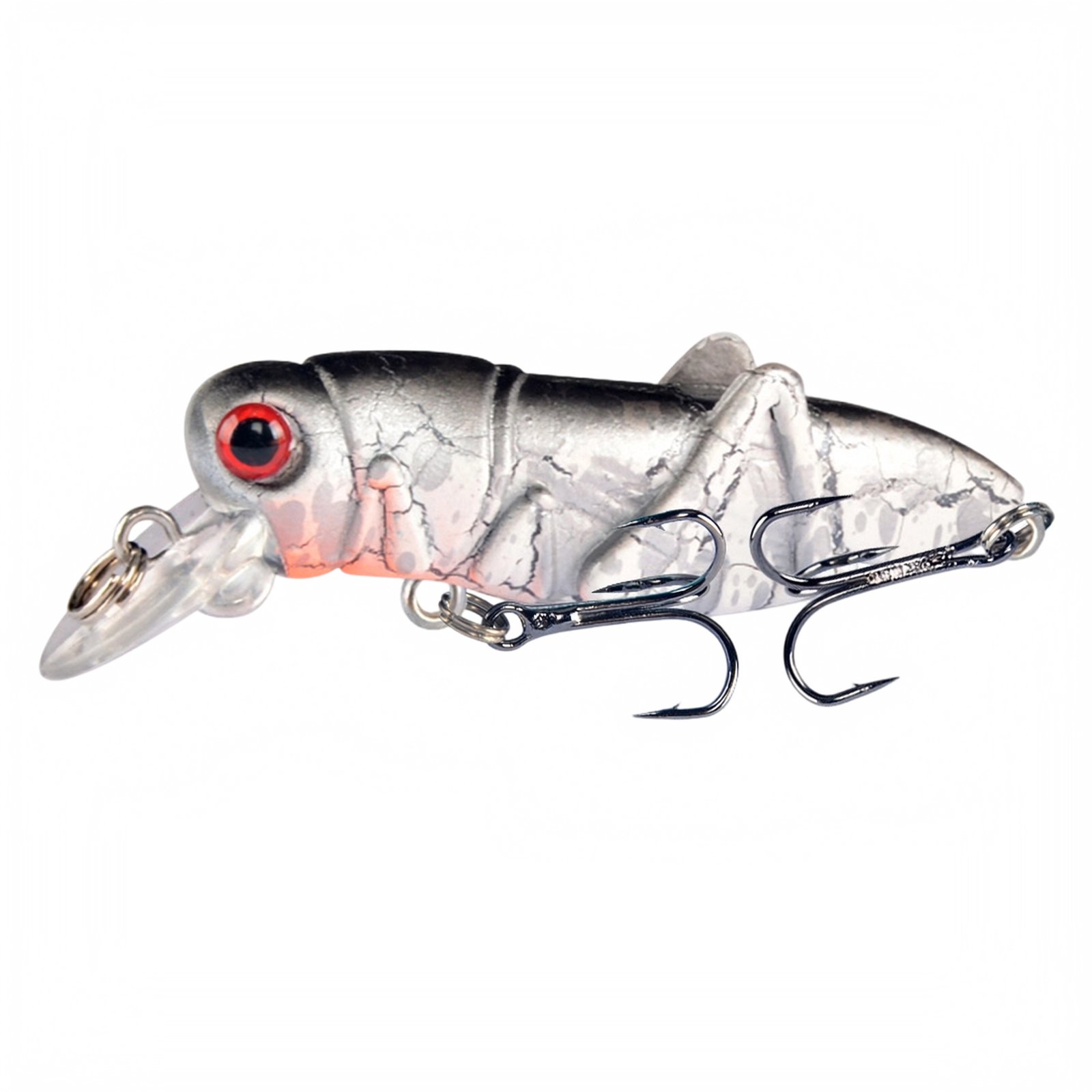Topwater Insect Fishing Bait Grasshopper Insect Fishing Lure Realistic Cricket Lure for Grass Carp