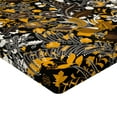 thumbnail image 4 of Ambesonne Tropical Fitted Sheet, Jumble Jungle Scene Print, Twin XL Size, Marigold White Umber, 4 of 5