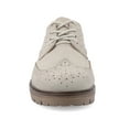 thumbnail image 6 of Journee Womens Claudiya Lug Outsole Almond Toe Oxford, Widths Available, 6 of 9