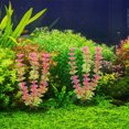 thumbnail image 4 of Plantas de agua de algas artificiales para acuario, decoraciones de plantas de pecera de plástico, 10 unidades, 4 of 5