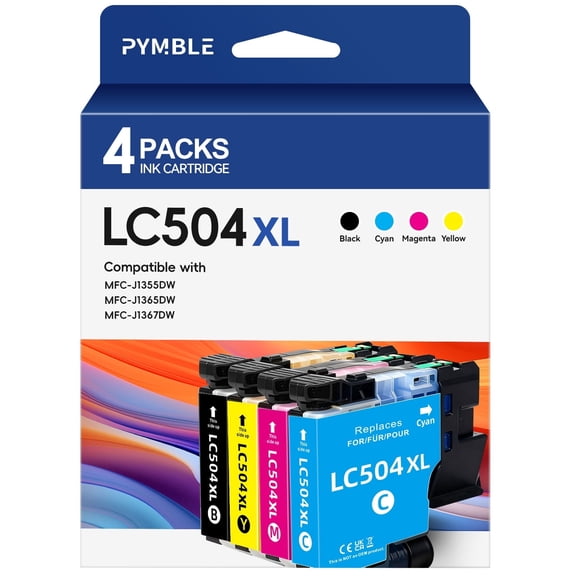 LC504XL Brother Ink Cartridges LC504XL Ink Cartridges LC504XL Compatible for Brother MFC-J1365DW Printers