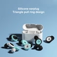 thumbnail image 2 of Tapón de silicona para los oídos, tapón para los oídos con cancelación de ruido, insonorizado, protección suave de rebote lento, espuma para los oídos, 2 of 4