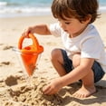 thumbnail image 6 of Sand Funnel Beach Toy with 3 Sand Shovels for Kids Adults, Creative Drippy Sand Castle Maker for Outdoor Sand and Water Mixing Play, 6 of 7