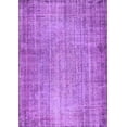thumbnail image 1 of Ahgly Company Indoor Rectangle Abstract Purple Contemporary Area Rugs, 2' x 5', 1 of 4