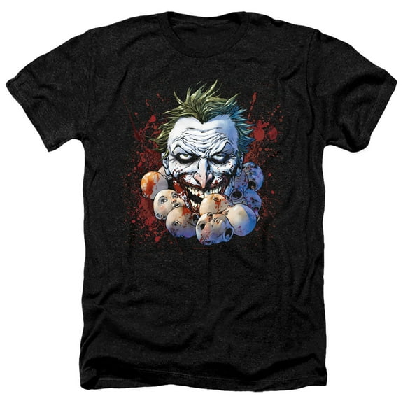 Jla - Doll Heads - Heather Short Sleeve Shirt - X-Large