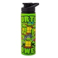 thumbnail image 1 of Botella de agua Silver Buffalo Nickelodeon Teenage Mutant Ninja Turtle Power, acero inoxidable, 750 ml, 1 of 7