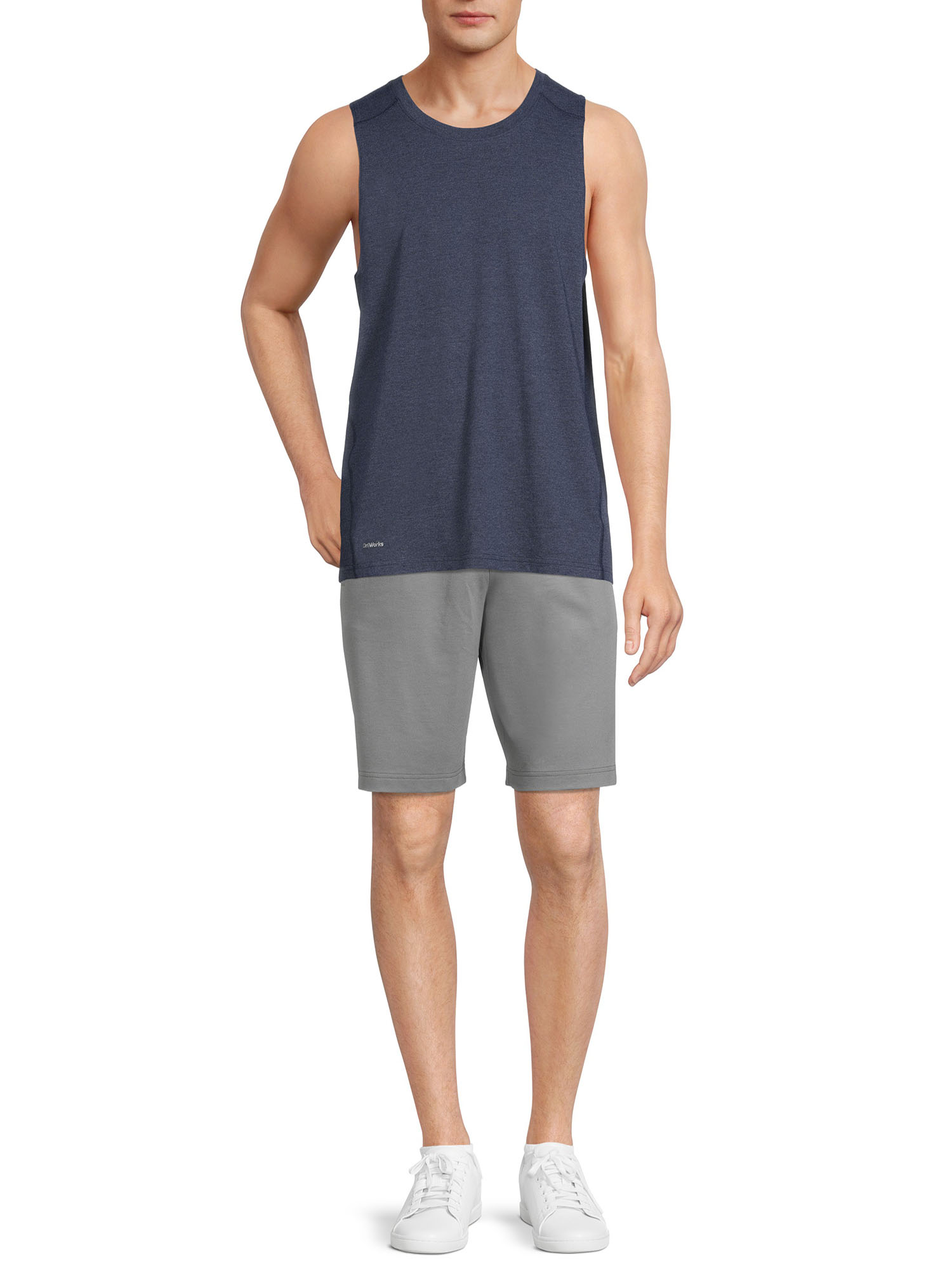 Athletic Works Men's and Big Men's Active Tri Blend Tank Top, up to Size 5XL