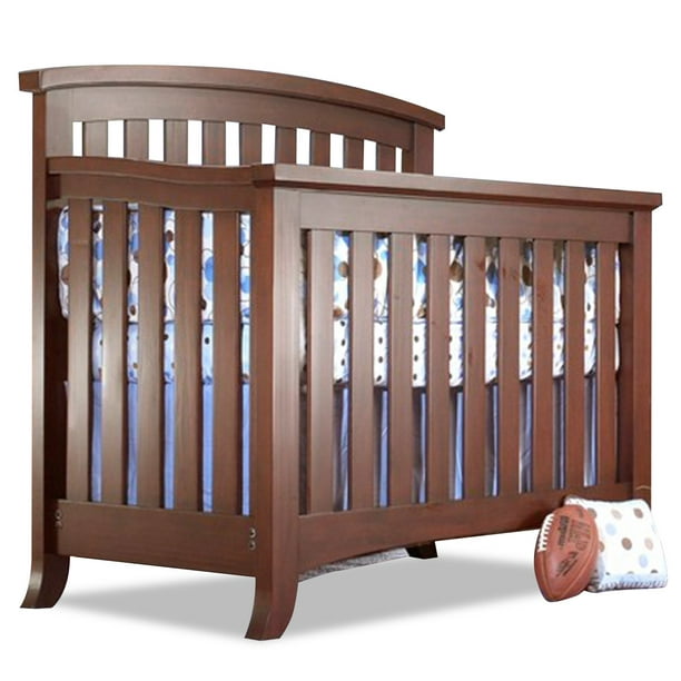 Sorelle Alex 4 In 1 Convertible Crib Mocha Cafe Walmart Com