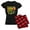 With Red Plaid Pant, variant on CafePress - Leap Year Birthday 5 Years O - Women's Dark Pajamas