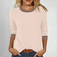 thumbnail image 2 of EDFBUYKRS Blouses for Women Puff Long Sleeve V Neck Tunic Tops Boho Dressy Casual Chiffon Shirts Xxxxxl, 2 of 5