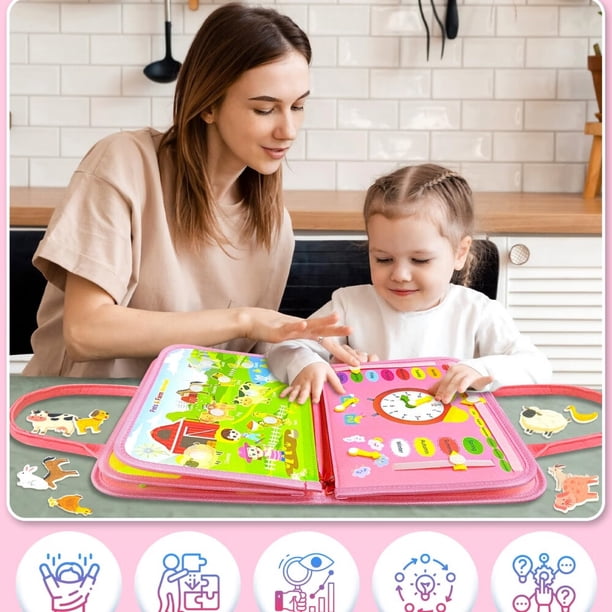 Jeux Montessori 2 En 1 Empilage Et Tri - Jouet Pêche Et Formes Pour Enfants 1 2 3 Ans Jouets Activité Développement Motricité Fine
