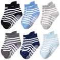 thumbnail image 3 of LNGOOR Baby Non Slip Toddler Socks Newborn Grips Bebe Girls Boys 6 Pack Anti Skid Ankle First Walker Cotton Socks Infant Kids, 3 of 7