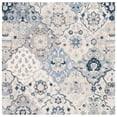 thumbnail image 6 of SAFAVIEH Glamour Charmaine Floral Wool Area Rug, Beige/Blue, 3' x 5', 6 of 10