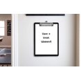 thumbnail image 4 of GHSDFBB Plastic Clipboards (Set of 6) Multi Pack Clipboard (Black) Strong 12.5x9 Inch | Holds 100 Sheets! Acrylic Clipboards with Low Profile Clip | Cute Clip Boards Board Clips, 4 of 7